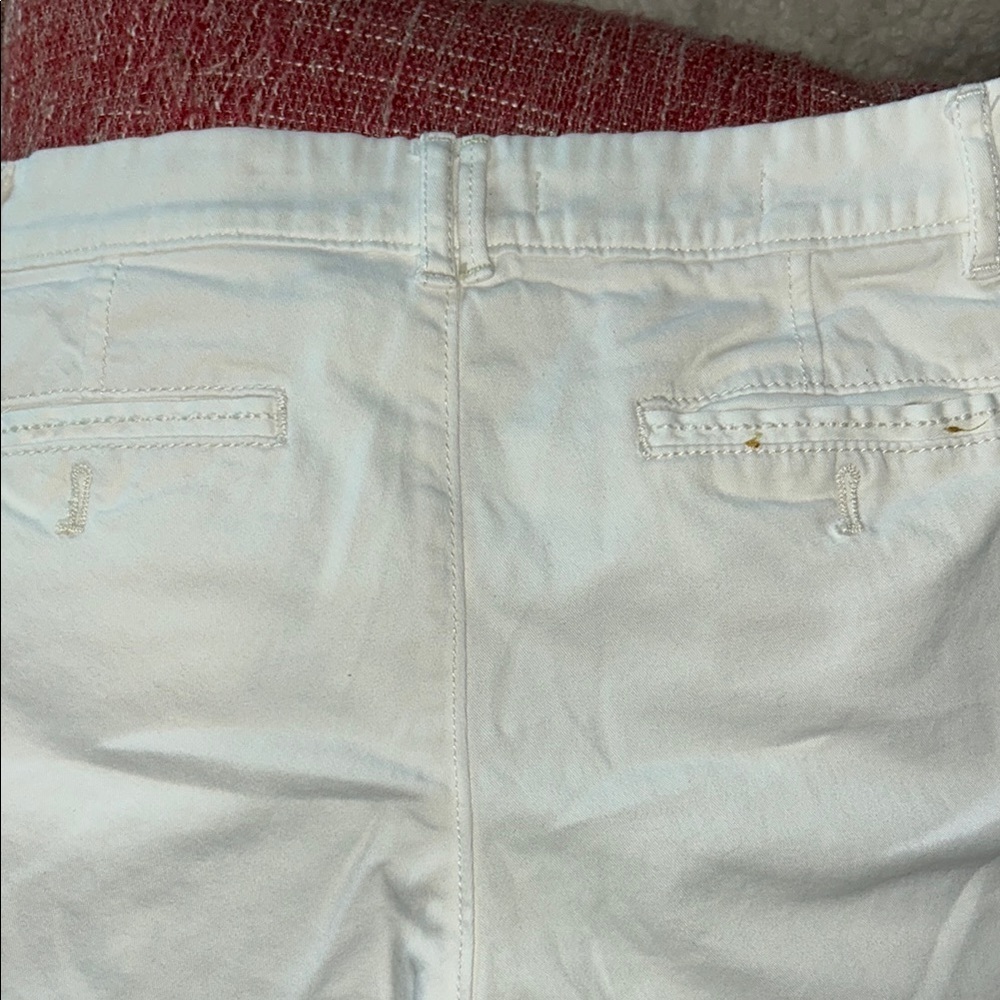 anthropologie Pilcro and the Letterpress White Bermuda Shorts Classic Style - Picture 10 of 11